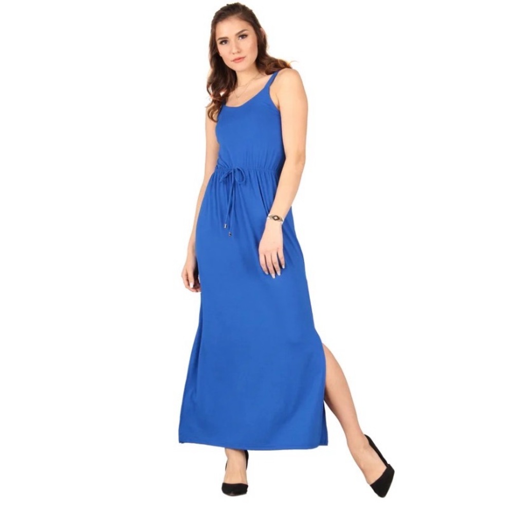 BOGO Lildy Tie Waist Maxi Dress L/XL